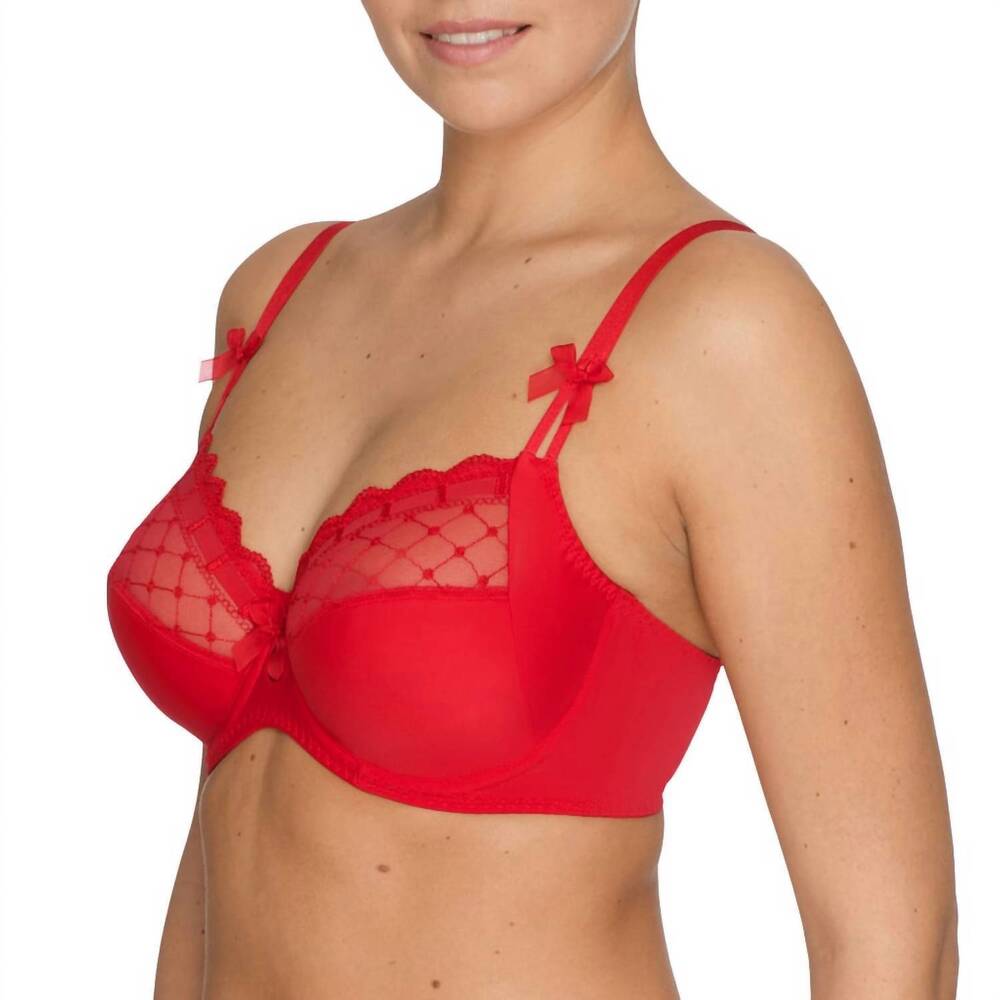 NEW PRIMADONNA twist a la folie underwire bra in scarlet